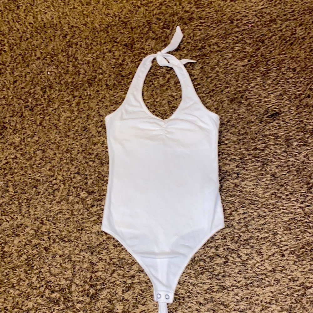 Hollister White Body Suit